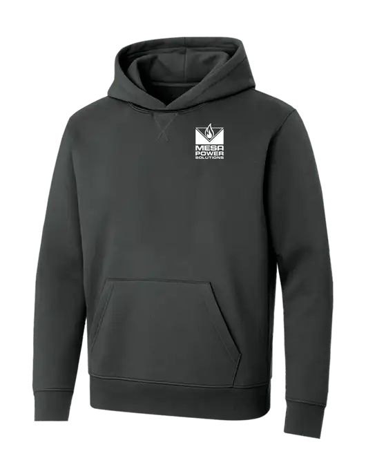 Allmade Charcoal Grey Organic French Terry Pullover Hoodie w/Mesa Solutions Logo