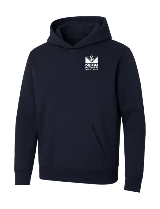 Allmade Dark Navy Organic French Terry Pullover Hoodie w/Mesa Solutions Logo