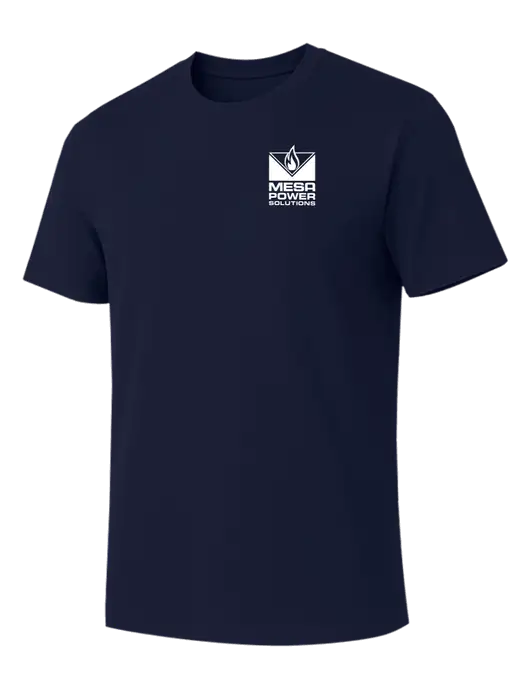 Allmade Dark Navy Organic Cotton Tee w/Mesa Solutions Logo