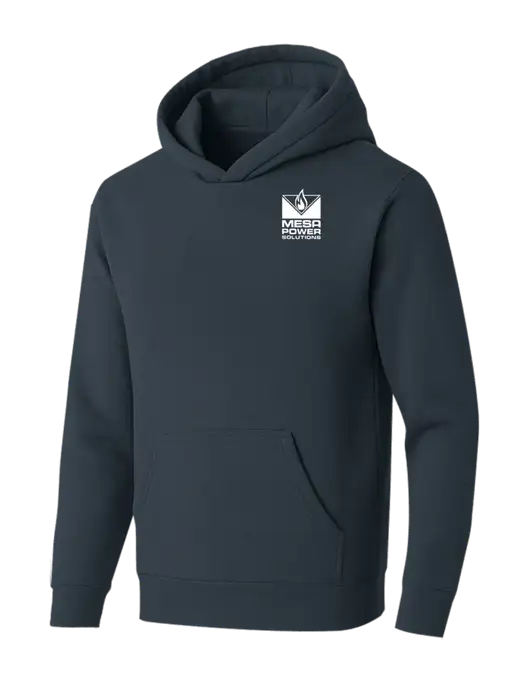 BELLA+CANVAS Dark Grey Sponge Fleece Pullover Hoodie w/Mesa Solutions Logo