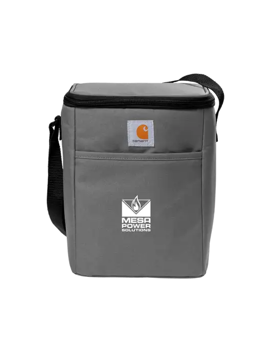 Carhartt Medium Grey Vertical 12-Can Cooler w/Mesa Solutions Logo
