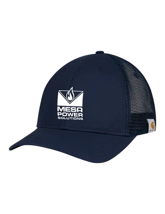 Carhartt Navy Trucker Rugged Pro Series Cap w/Mesa Solutions Logo