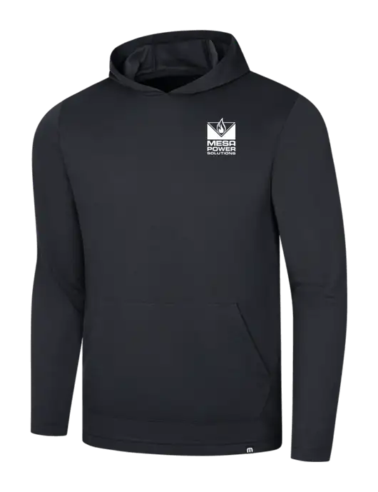 TravisMathew Black Coveside Hoodie w/Mesa Solutions Logo