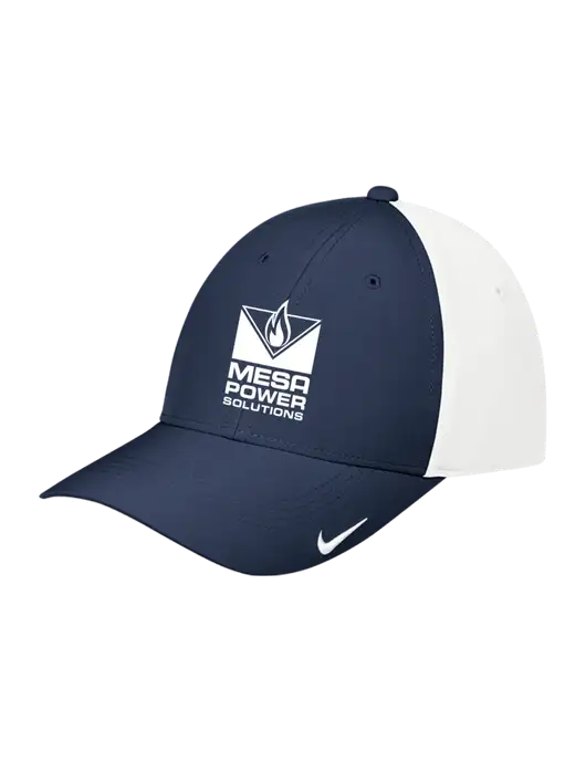 Nike Navy/White Dri-FIT Legacy Cap w/Mesa Solutions Logo