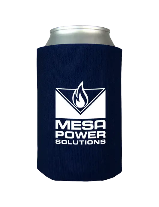 Dark Navy Foam Coolie w/Mesa Solutions Logo