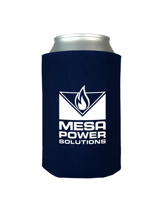 Dark Navy Foam Coolie w/Mesa Solutions Logo