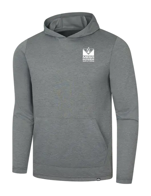 TravisMathew Dark Grey Heather Coveside Hoodie w/Mesa Solutions Logo