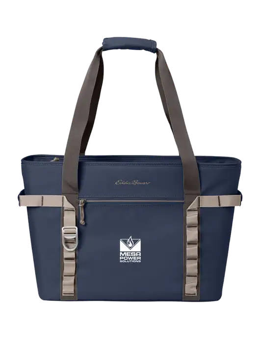 Eddie Bauer Navy Max Cool Tote Cooler  w/Mesa Solutions Logo
