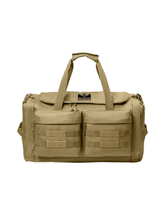 CornerStone Dark Tan Tactical Duffel w/Mesa Solutions Logo