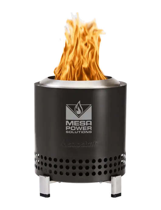 Solo Stove Black Mesa XL w/Mesa Solutions Logo