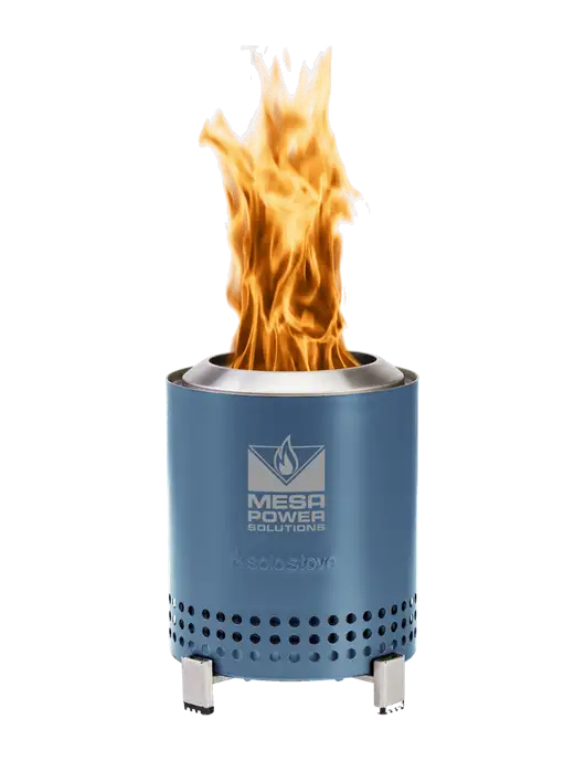 Solo Stove Light Navy Mesa  w/Mesa Solutions Logo