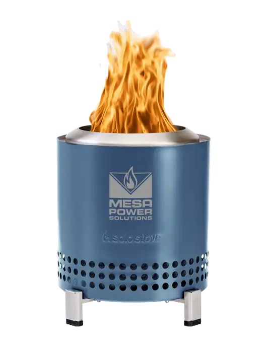 Solo Stove Light Navy Mesa XL w/Mesa Solutions Logo