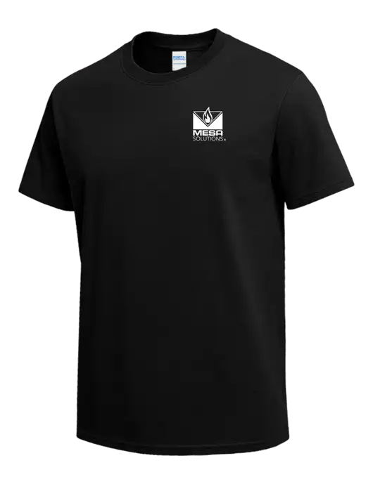 Black Heavyweight 6.1 oz T-Shirt w/Vintage Logo