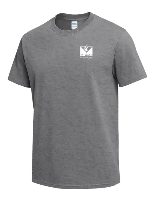 Medium Grey Heather Heavyweight 6.1 oz T-Shirt w/Vintage Logo