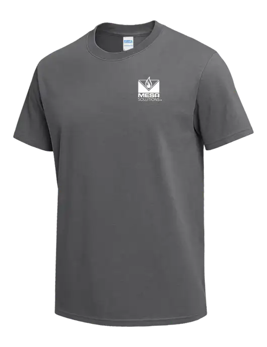 Medium Grey Heavyweight 6.1 oz T-Shirt w/Vintage Logo