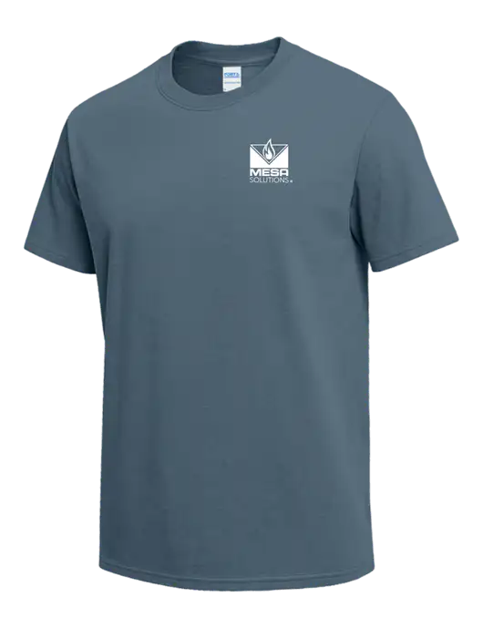 Slate Blue Heavyweight 6.1 oz T-Shirt w/Vintage Logo