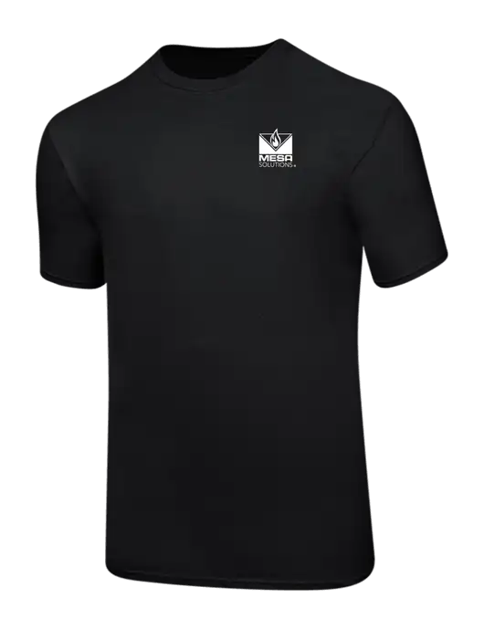 Ring Spun Jet Black 4.5 oz T-Shirt w/Vintage Logo