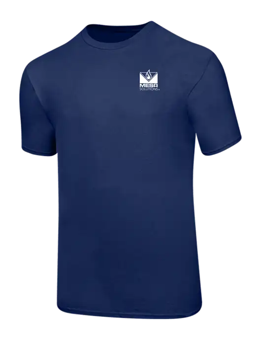 Ring Spun Navy 4.5 oz T-Shirt w/Vintage Logo