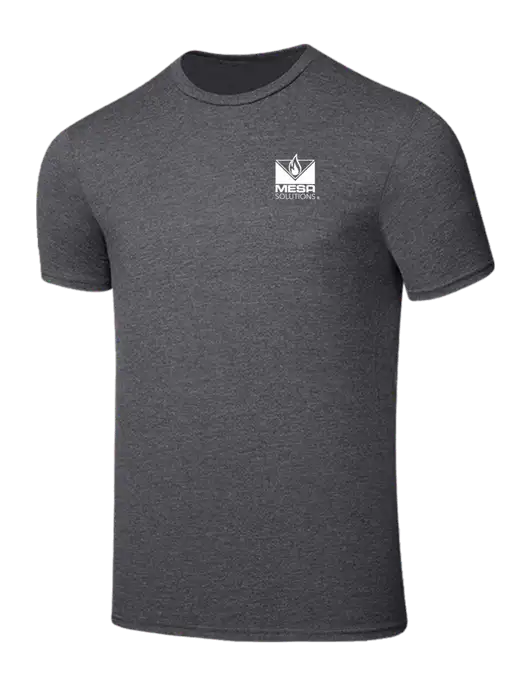 Seriously Soft Heathered Charcoal T-Shirt w/Vintage Logo