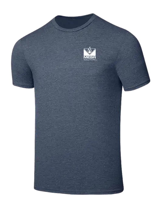 Seriously Soft Heathered Navy T-Shirt w/Vintage Logo