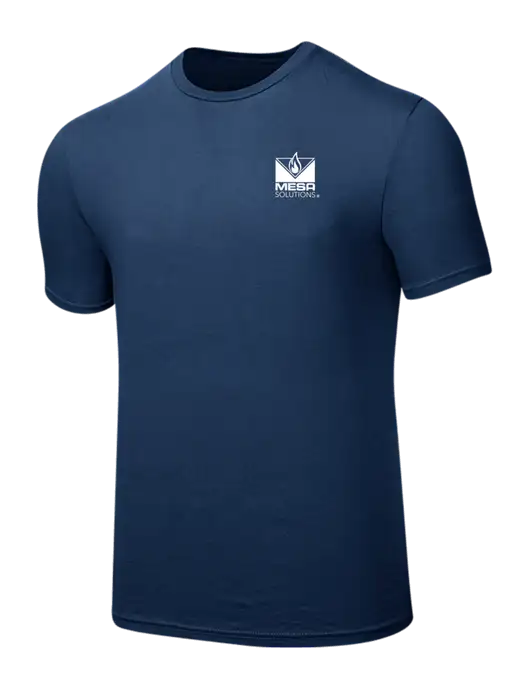 Seriously Soft Deep Slate Blue T-Shirt w/Vintage Logo