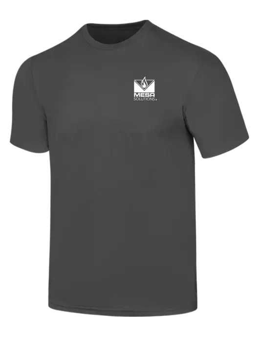 Simply Soft Charcoal 4.5oz  Poly/Combed Ring Spun Cotton T-Shirt w/Vintage Logo