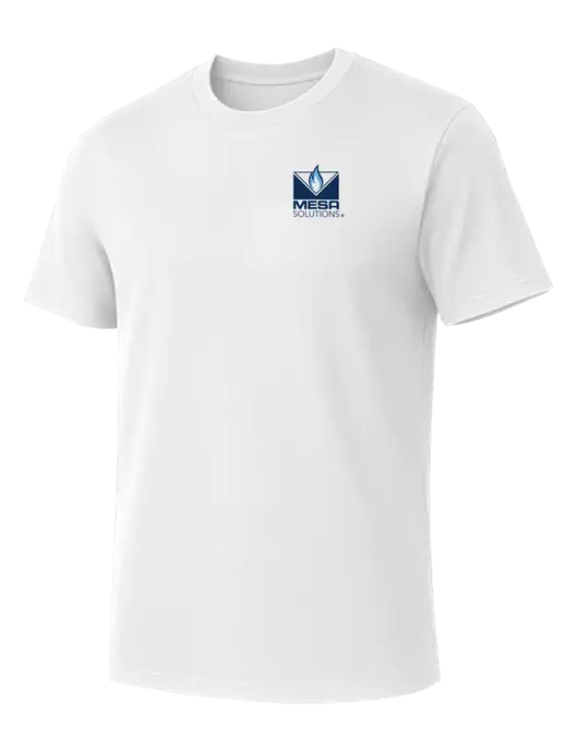 Allmade Bright White Organic Cotton Tee w/Vintage Logo