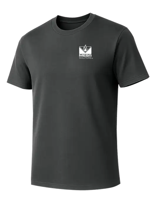 Allmade Charcoal Grey Organic Cotton Tee w/Vintage Logo