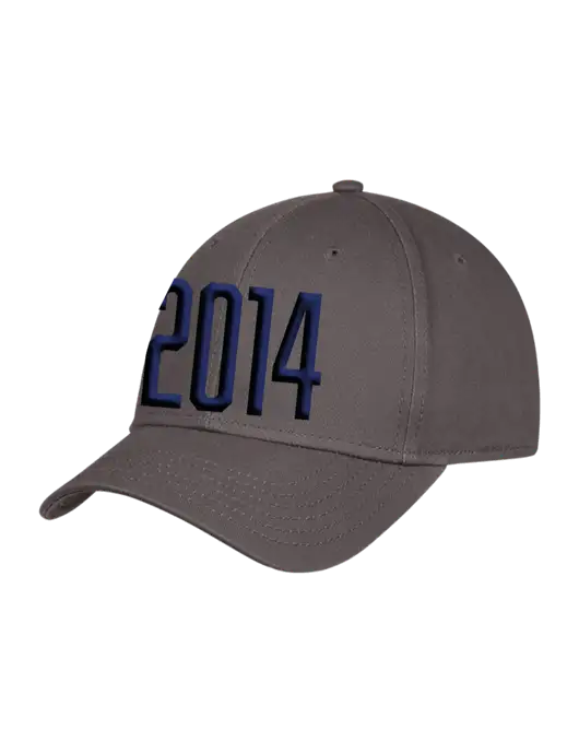 Charcoal Structured Cap Hook & Loop w/Puff 2014 Logo
