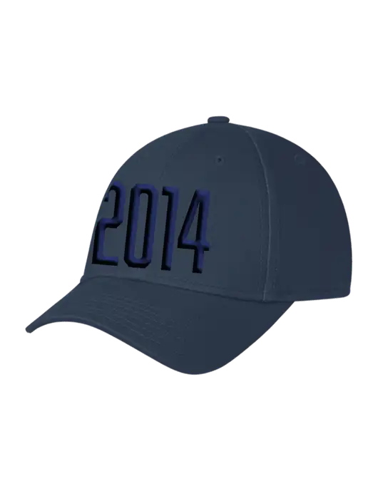 Navy Structured Cap Hook & Loop w/Puff 2014 Logo