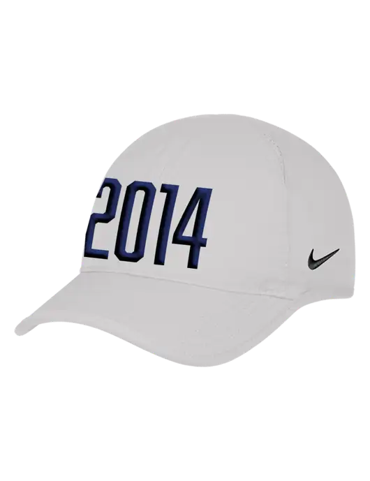 Nike White Featherlight Cap w/Puff 2014 Logo