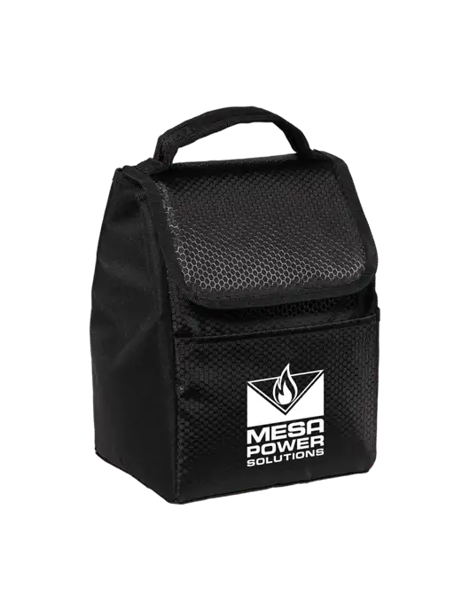 Lunch Bag Black Cooler w/Mesa Solutions Logo