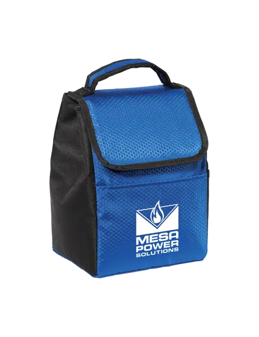 Lunch Bag Twilight Blue/Black Cooler w/Mesa Solutions Logo