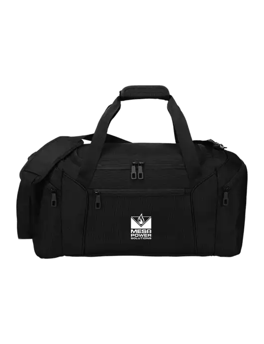 Slim & Lite Black Duffel    w/Mesa Solutions Logo