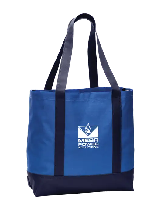Carryall Blue/Navy Day Tote Twilight w/Mesa Solutions Logo