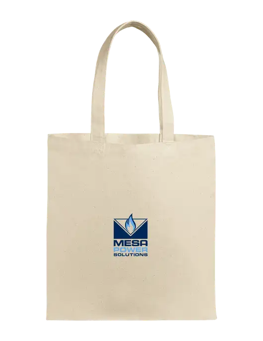 Eco Blend Natural Canvas Tote w/Mesa Solutions Logo