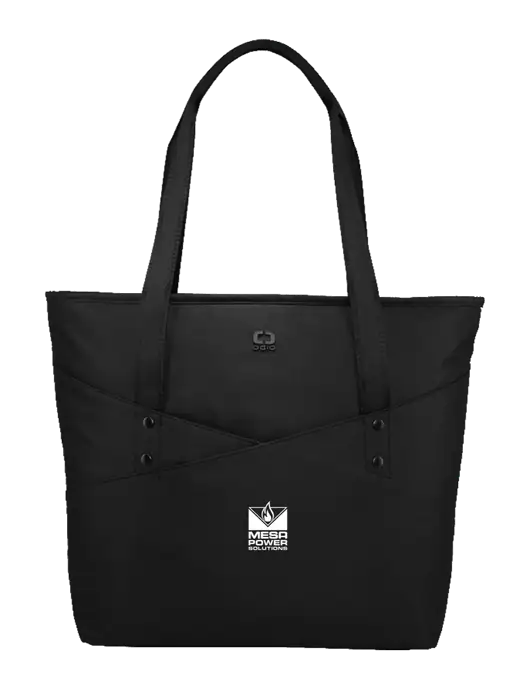 OGIO Black Downtown Tote 
 w/Mesa Solutions Logo