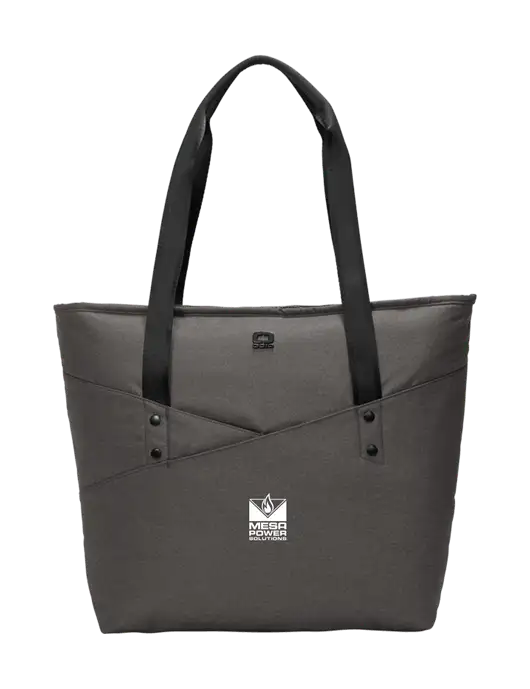 OGIO Tarmac Heather Downtown Tote 
 w/Mesa Solutions Logo