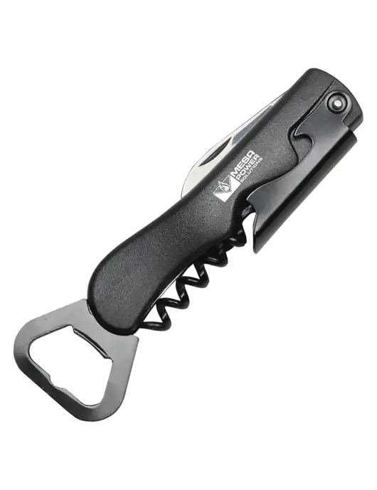 Sleek Black Bottle Opener w/Mesa Solutions Logo