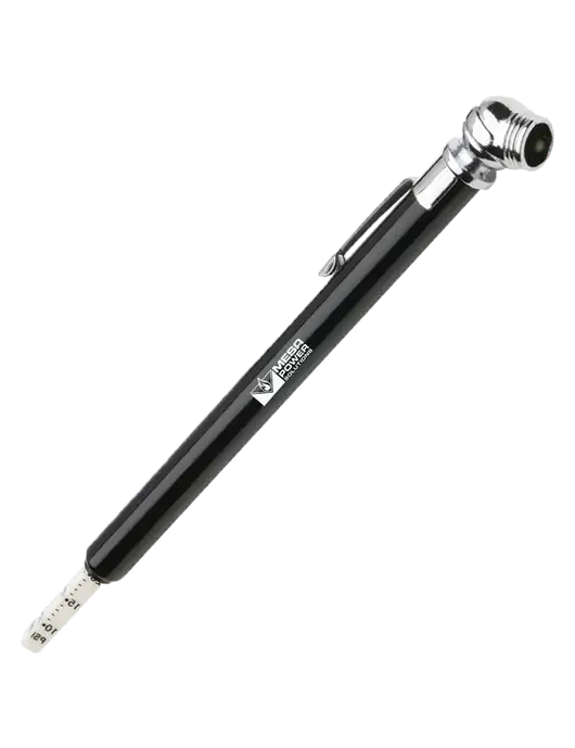 Quick View Black Tire Gauge w/Mesa Solutions Logo