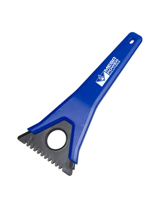 TriBlade Blue Windshield Scraper w/Mesa Solutions Logo