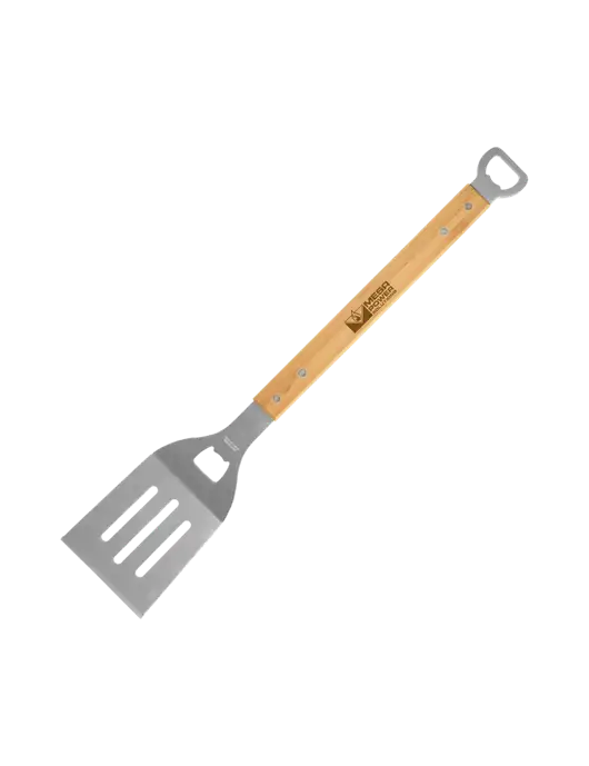 Bamboo BBQ Spatula w/Mesa Solutions Logo
