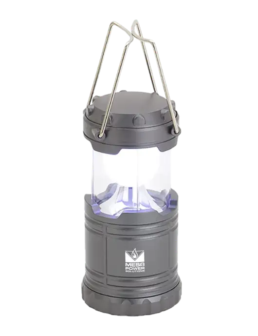 Gunmetal Mini Retro Lantern w/Mesa Solutions Logo