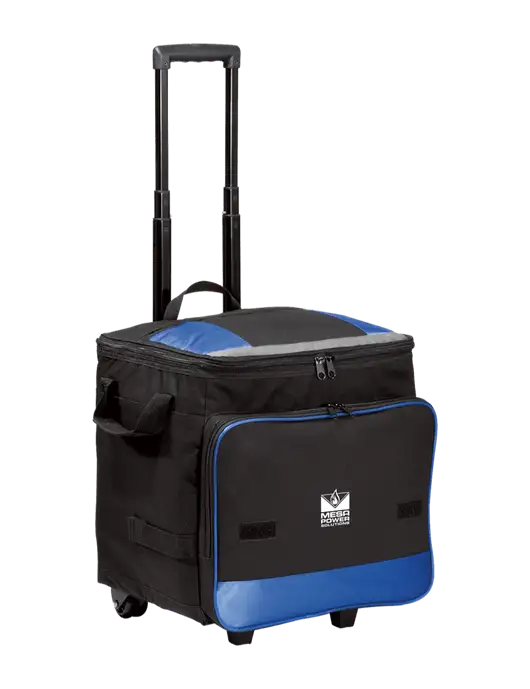 Twilight Blue Rolling Cooler w/Mesa Solutions Logo
