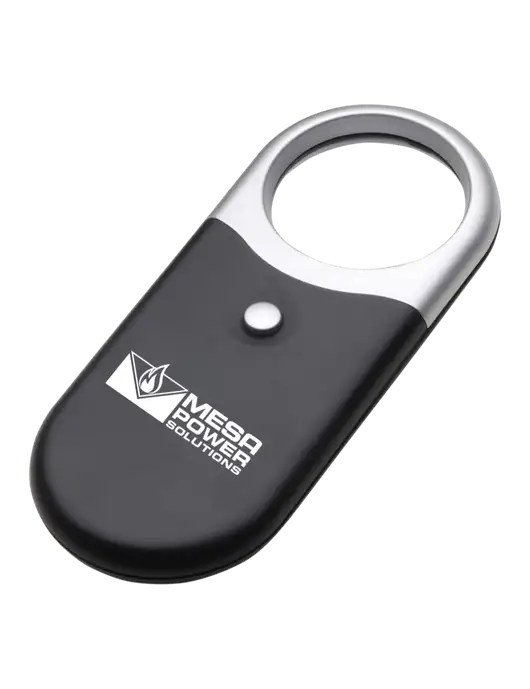 Compact Black Magnifier Light w/Mesa Solutions Logo