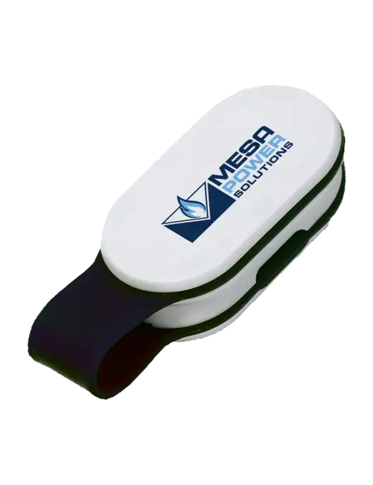 Magna Clip Black Personal Safety Light w/Mesa Solutions Logo