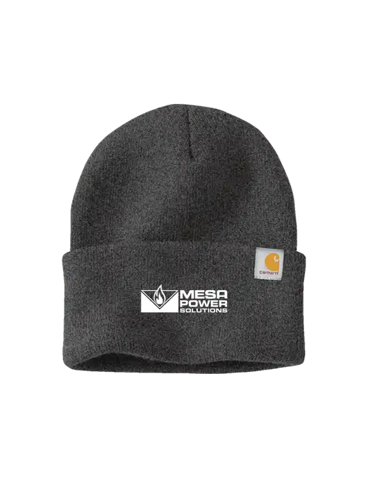 Carhartt Dark Grey Watch Cap 2.0 w/Mesa Solutions Logo