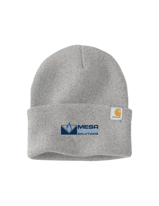 Carhartt Light Grey Heather Watch Cap 2.0 w/Mesa Solutions Logo