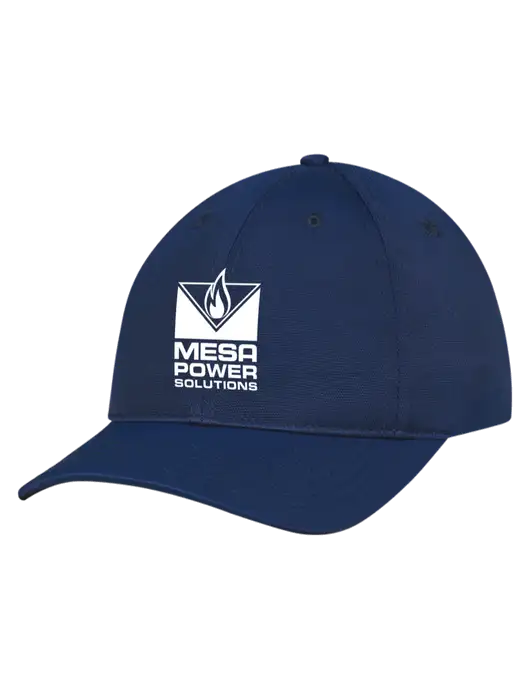 Navy Nylon Twill Performance Cap w/Mesa Solutions Logo