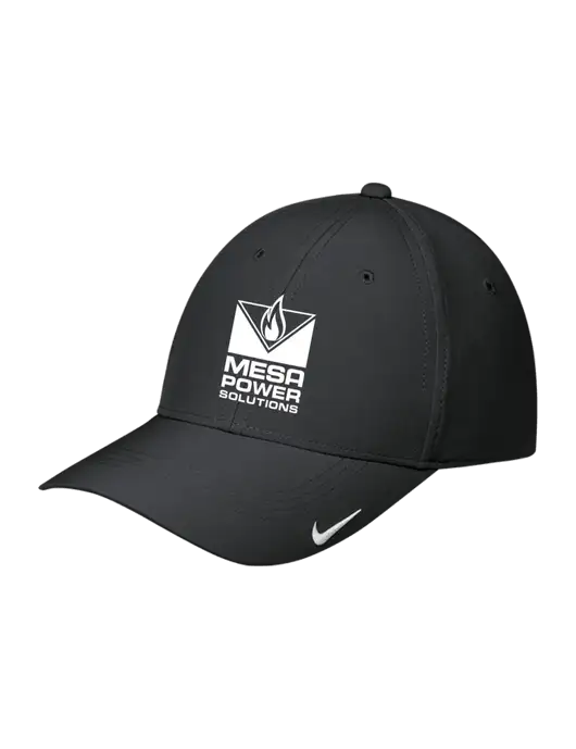 Nike Black Dri-FIT Legacy Cap w/Mesa Solutions Logo